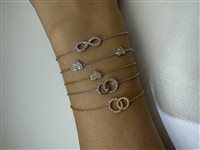 Bracelet Crivelli Femme in Or blanc Diamante 0.21 Ct 370-XB2941 - 370-XB2941